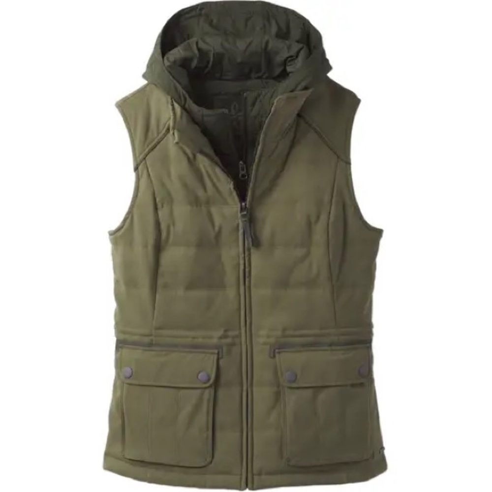 prAna Women's Cargo Green Halle Insulated Vest - XS
